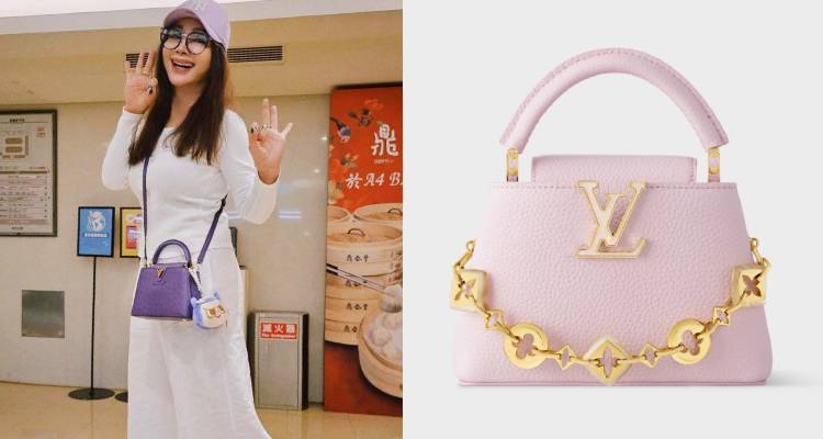 如果說，Loro Piana 「Extra Pocket」是低調的極致；那麼，LV的這一「Capucines」系列包款，就是建築美學與工藝的完美結合。這款包，在美鳳姐的常用包款清單收藏中，也絕對佔有一席之地。