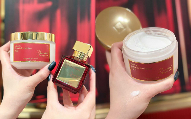 Maison Francis Kurkdjian Baccarat Rouge 540水晶之燄奢潤身體乳霜200ml／6,400元（圖／吳雅鈴攝）