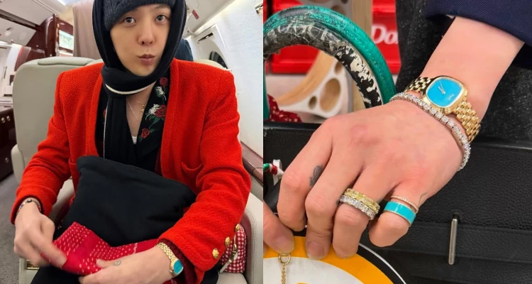 最近他飛往日本東京觀看經典棒球賽時，除了私服穿搭再次成為焦點，腕間一只金色腕錶也頻頻被鏡頭捕捉—那正是Piaget（伯爵）近期備受討論的「Sixtie」系列。帶有濃濃復古氣息又兼具現代感梯型線條感的設計，與GD大神一貫遊走於風格邊界的時尚語言不謀而合。