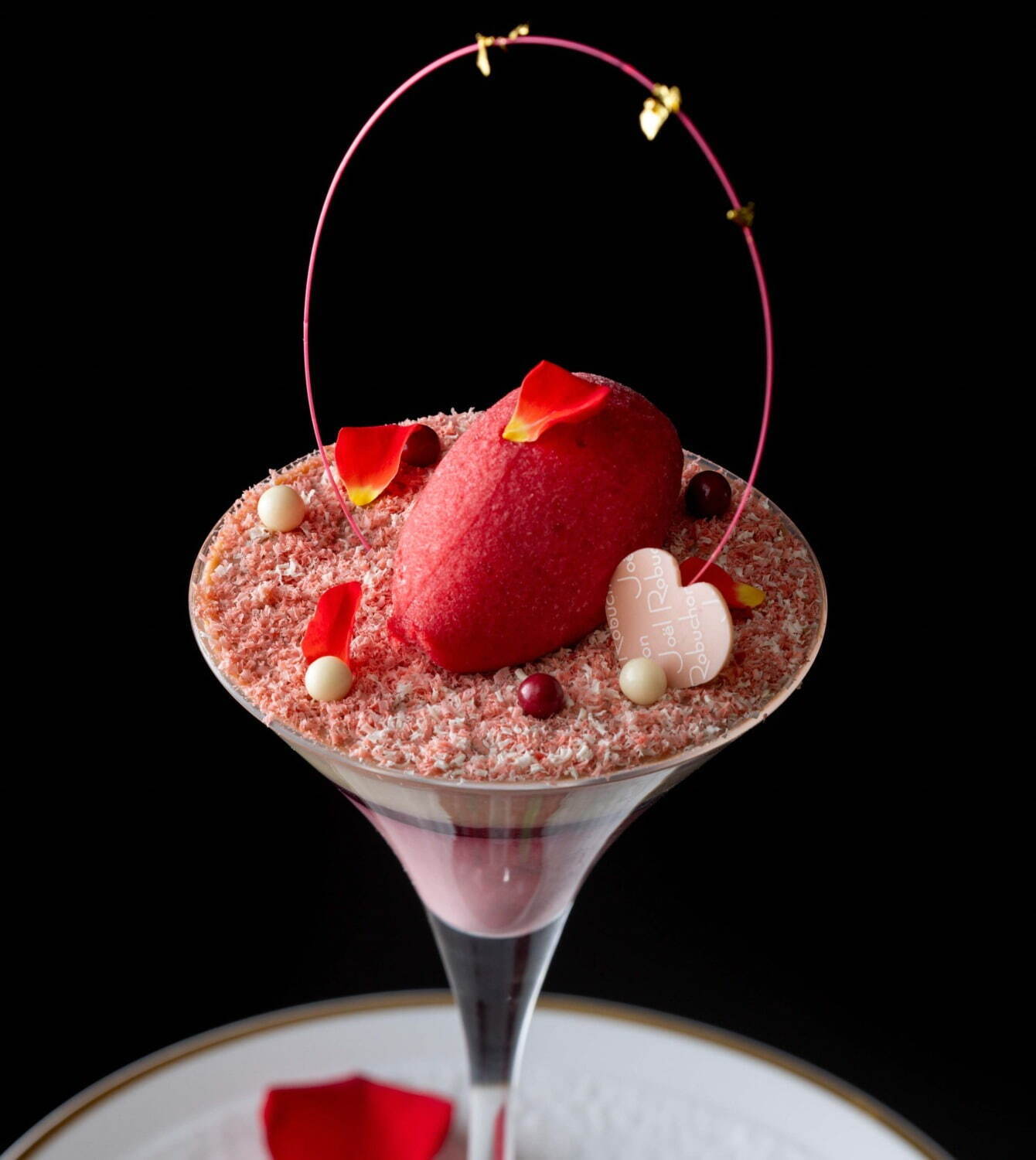 2024年11月_美麗甜點_Le Cafe Joel Robuchon_Le Cafe Joel Robuchon／Marie-Antoinette 茶聖代佐玫瑰香奶油乳酪_マリー・アントワネットティーのパフェ バラ香るクリームチーズをアクセントに