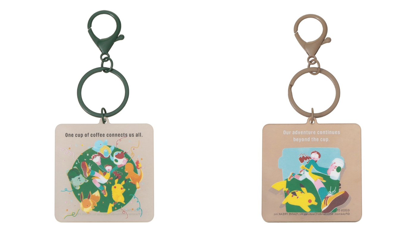 日本星巴克_Pokémon + STARBUCKS アクリルチャーム_Pokémon + STARBUCKS 壓克力鑰匙圈