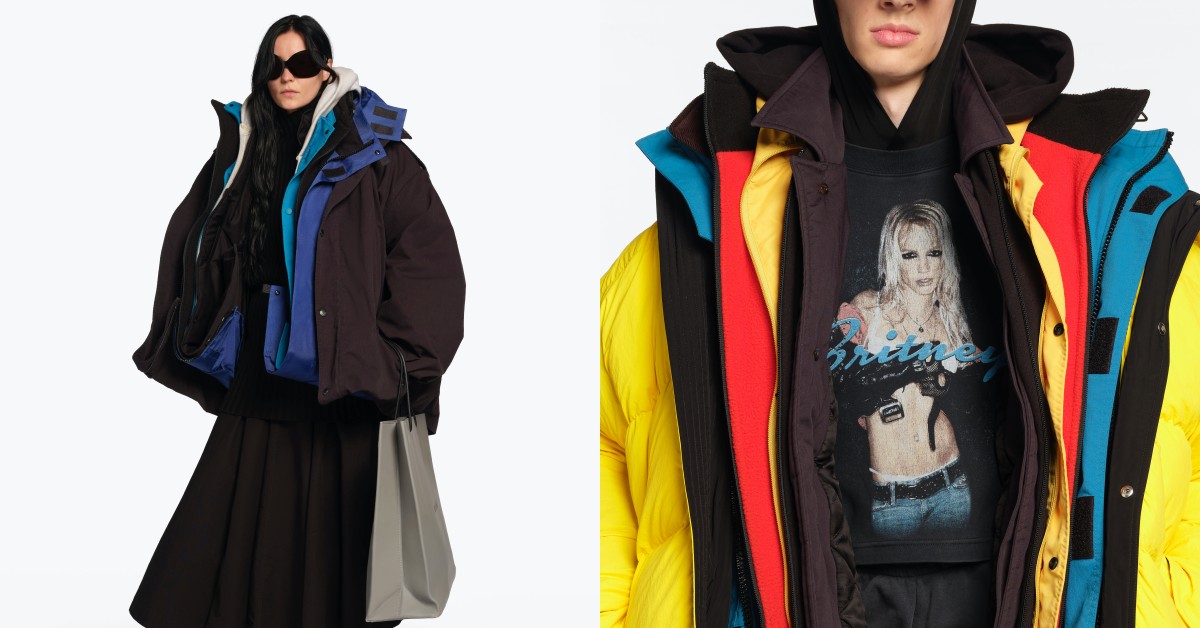 Balenciaga聯名小甜甜布蘭妮！5大經典單品回歸，多層次防風衣成焦點