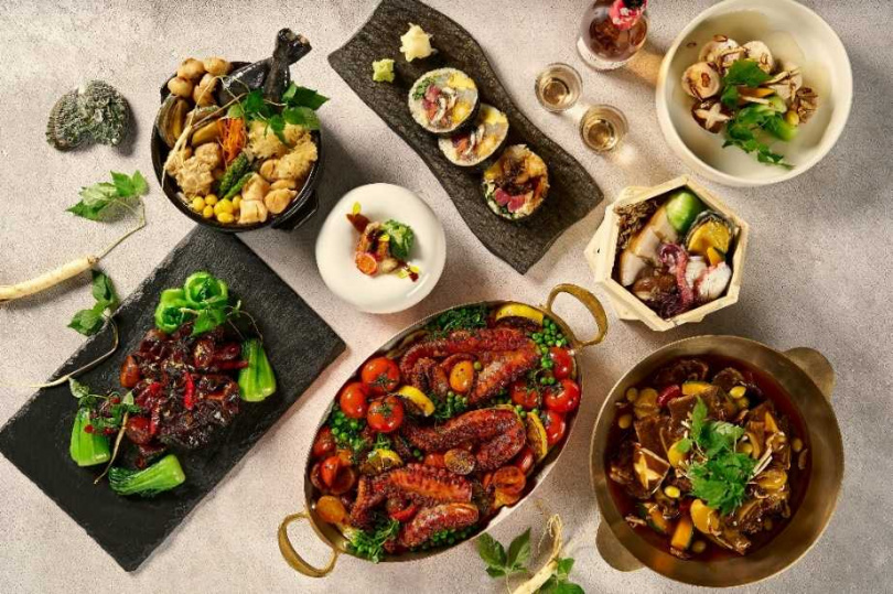 自助餐廳「Chef’s Kitchen」推出全新養生料理，在炎夏補充能量。（圖／品牌提供）