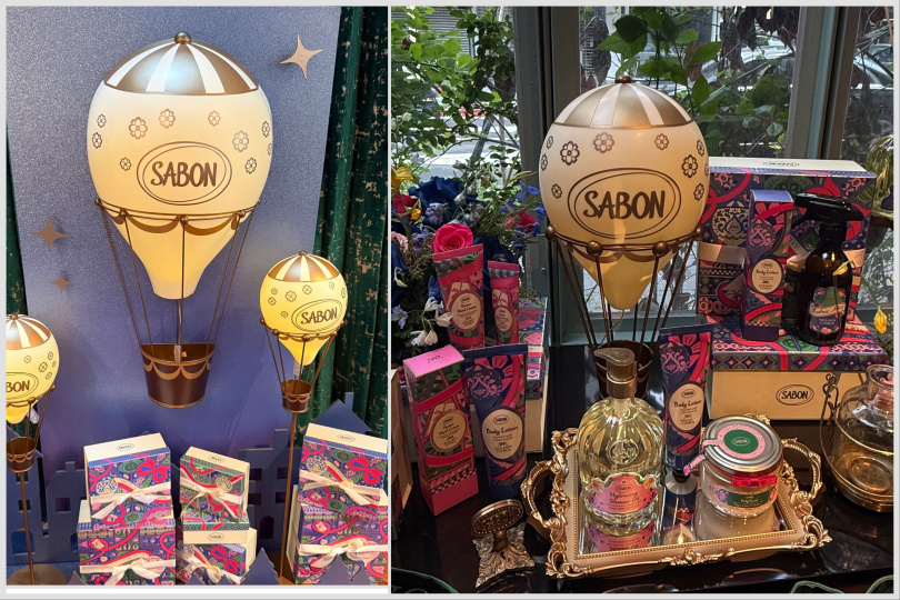 圖說：SABON星願啟程心願隨行組，含輕潤沐浴油450ml、身體磨砂膏320g、身體乳液150ml及香氛吊卡／4,280元。（圖／品牌提供）