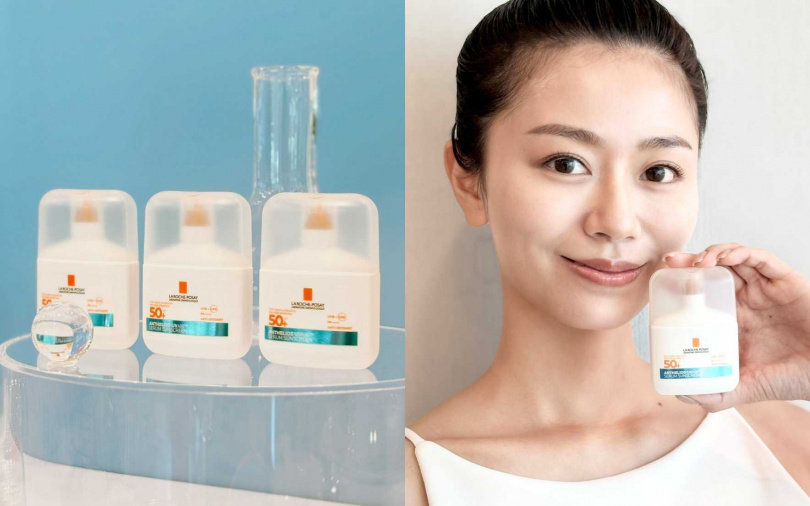 理膚寶水安得利UVAIR空氣感極效精華防曬SPF50+‧PA++++ 50ml／940元（圖／吳雅鈴攝）