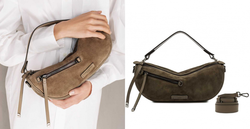 Gianni Chiarini Cindy麂皮手提包／12,800元（圖／品牌提供）