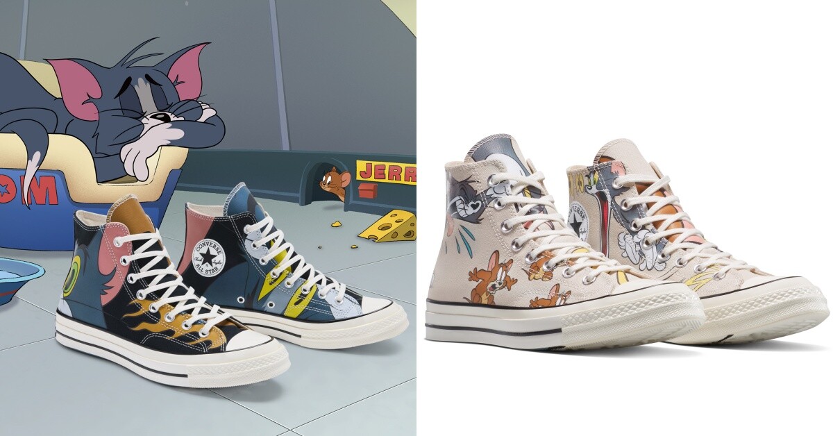 2025聯名鞋款推薦：Converse x 湯姆貓與傑利鼠