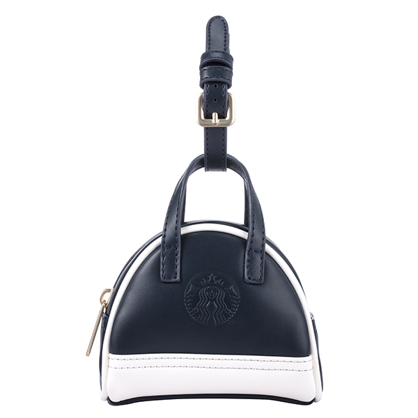 星巴克藍女神復古運動風迷你包