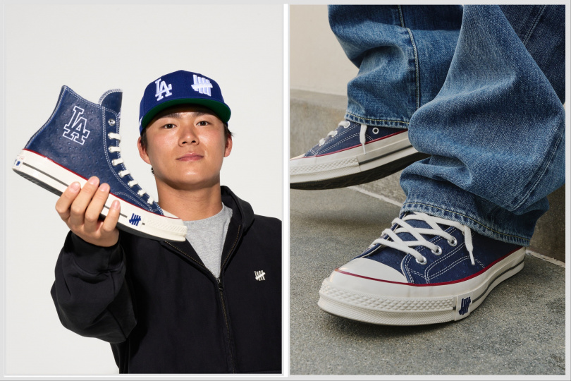 ConverseConverse x Los Angeles Dodgers x UNDEFEATED Chuck 70 / 3,680元。（圖／品牌提供）