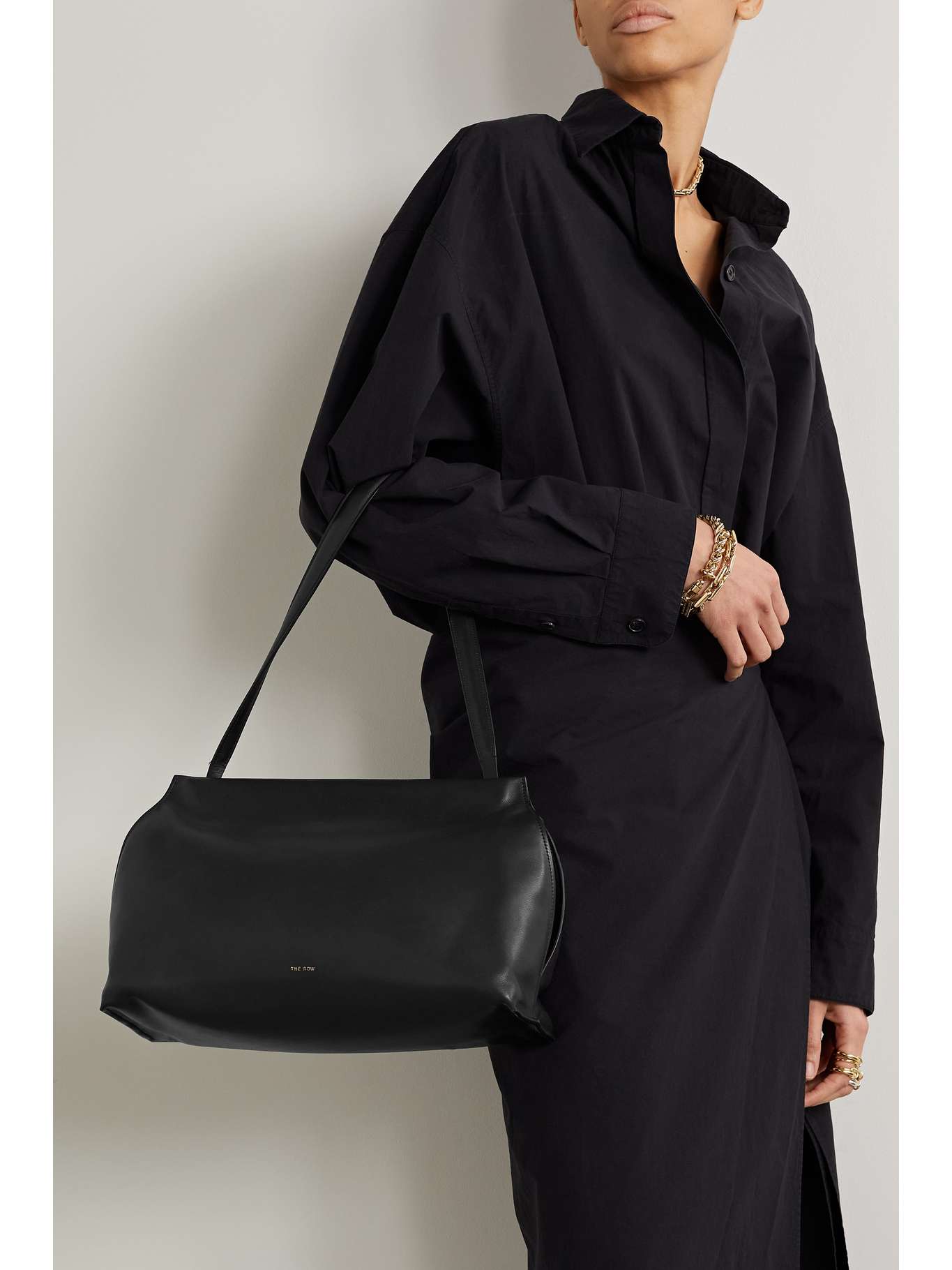 THE ROW Sienna leather tote