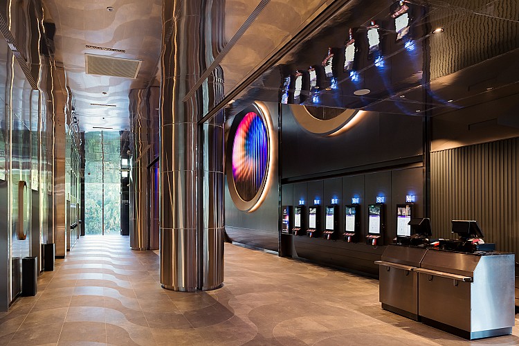 大巨蛋秀泰影城座落於台北大巨蛋園區影城棟2至5樓，空間規模高達3,000坪，共規劃14座影廳、1,750個座位，可說是全台最具規模的旗艦影城之一。