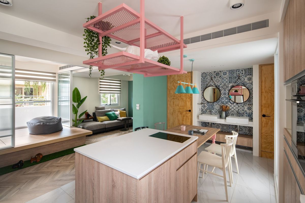 中島；住宅；室內設計