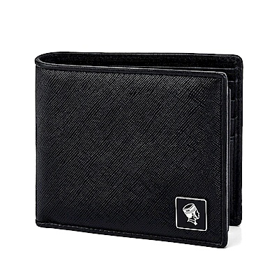PORTER - 法式時尚 BEND 多夾層橫式皮夾 - 黑