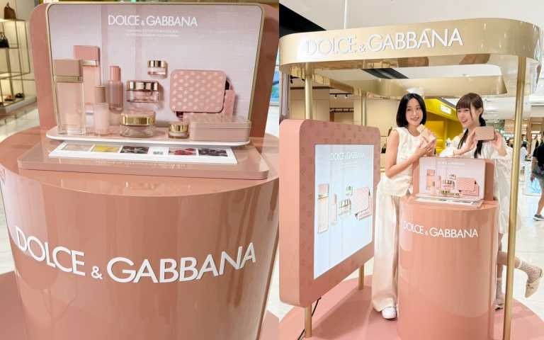  Dolce&Gabbana Beauty在SOGO忠孝館推出「Glow-Bounce JUICE BAR 義式粉嫩發光吧」（圖／黃筱婷攝）