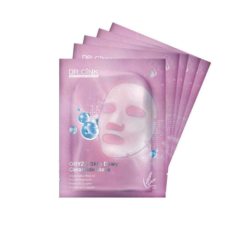 Dr.Cink 米粹姬光神經醯胺水嫩面膜，28mL／5入，NTD600