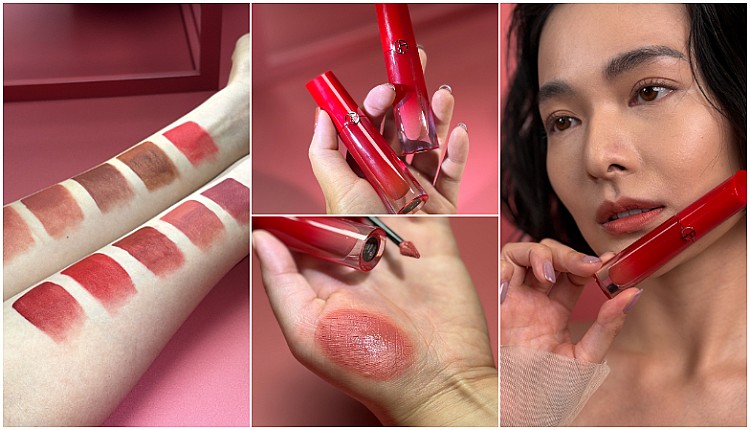 Giorgio Armani奢華柔紗訂製唇露，NTD1,650 / 4ml（2026/1/1 上市）