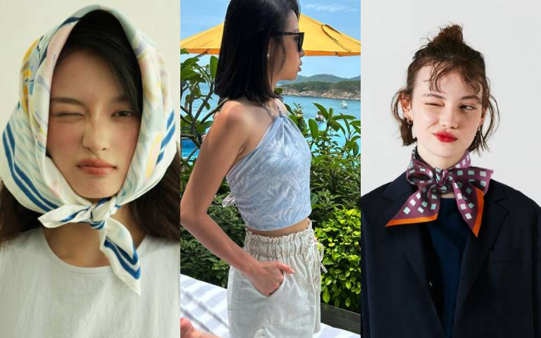 韓星GD最愛！4大「絲巾」時髦變身術一次解鎖：髮帶、包包掛飾，甚至變這個？