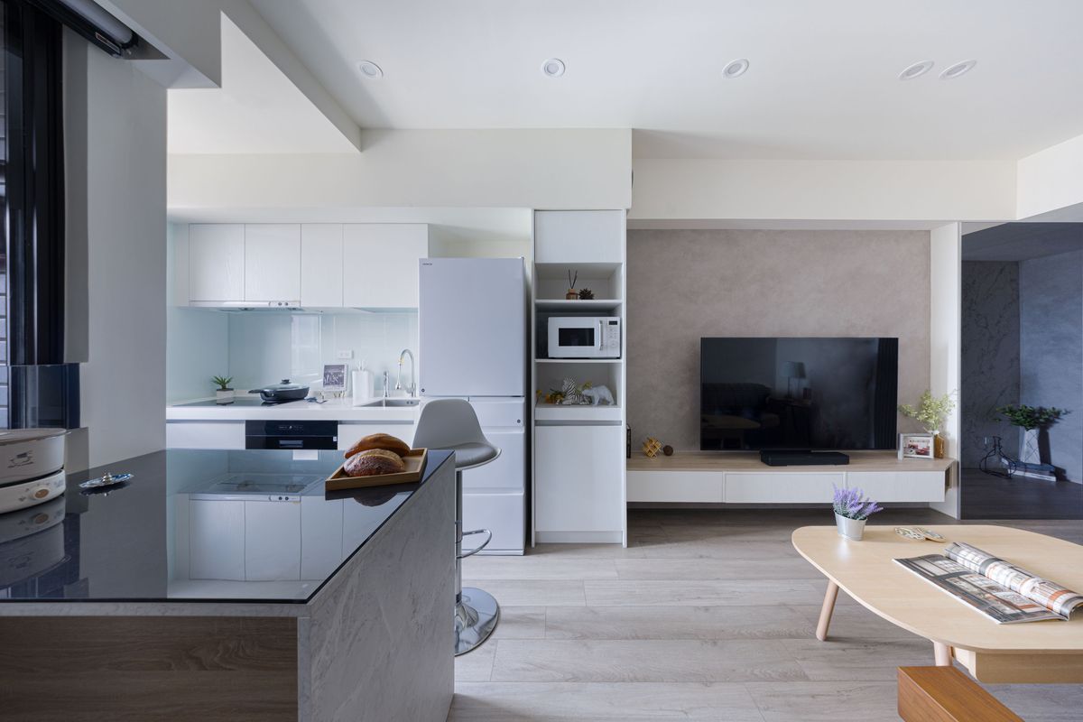 廚房；小坪數空間；小宅；住宅；室內設計