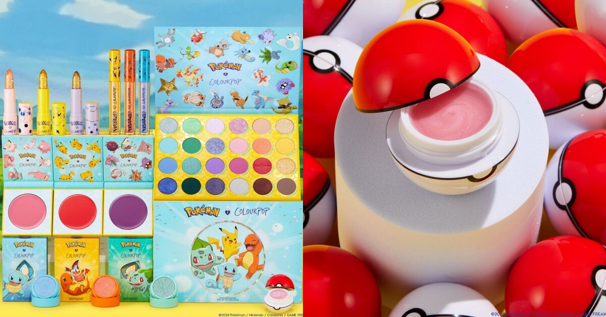 2024最新卡通聯名系列彩妝：ColourPop X Pokémon