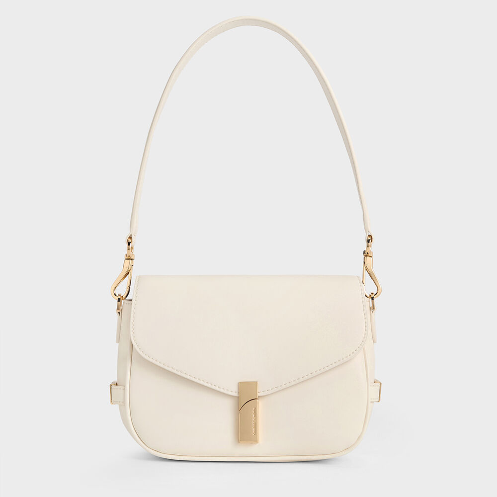 Aurelia 金屬釦腋下包