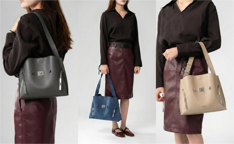 RABEANCO SAOI 扣帶小型手提袋 II／9,700元（圖／品牌提供）