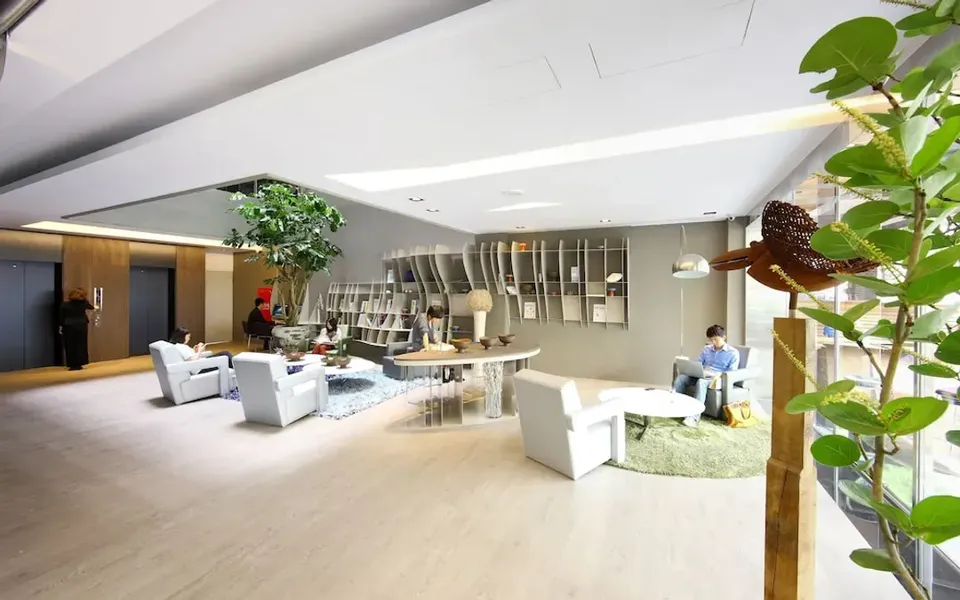 Lobby sitting area