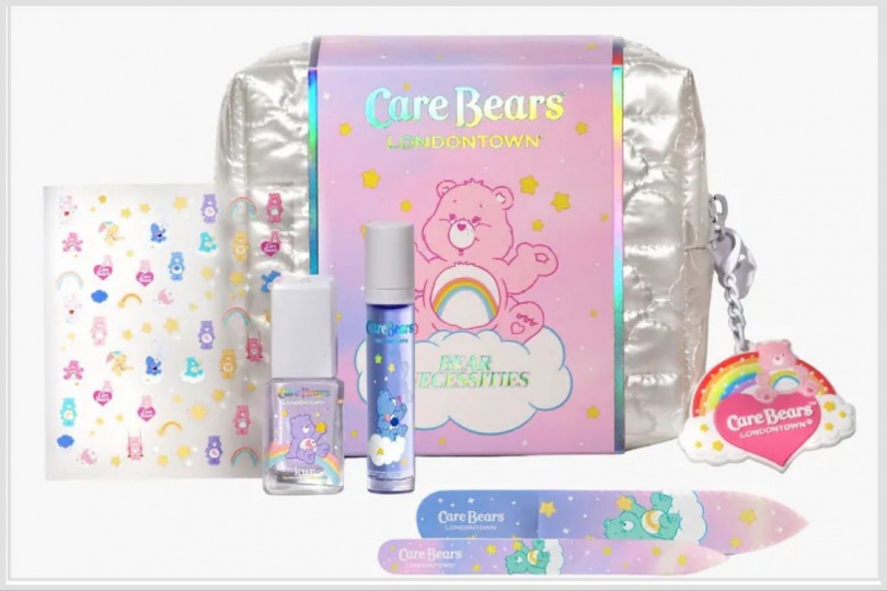 Care Bears限量舒芙蕾熊熊美甲包珍藏組／1,690元。（圖／品牌提供）