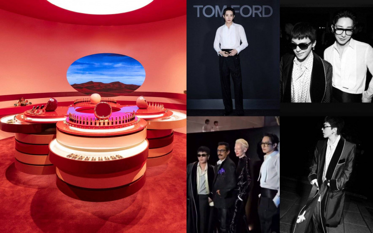 「精品美妝」熱度炸裂！路易威登全台首間「La Beauté彩妝實驗沙龍」插旗信義區 TOM FORD黑蘭花香氛晚宴GD、李洙赫同框現身太香了！