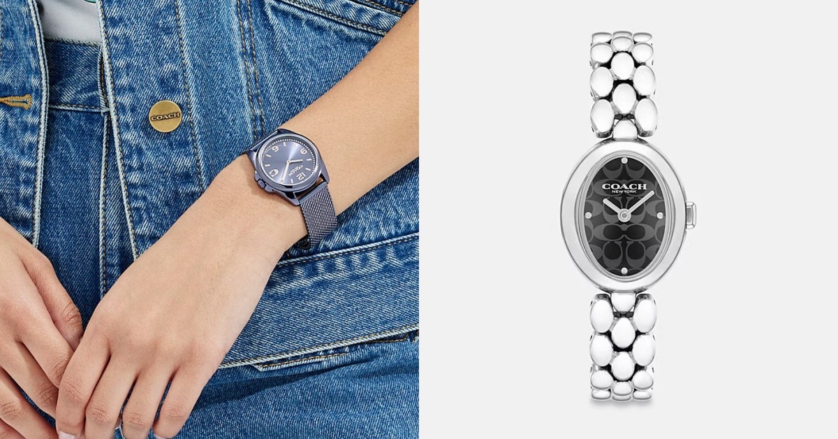 不到一萬元！Z世代最愛Coach女錶推薦10款：橢圓錶盤根本「平價版卡地亞」