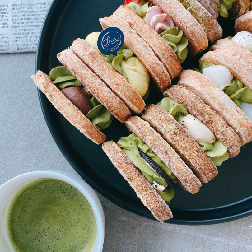 有點秋食物工作室｜抹茶達克瓦茲。（圖／Pinkoi提供）