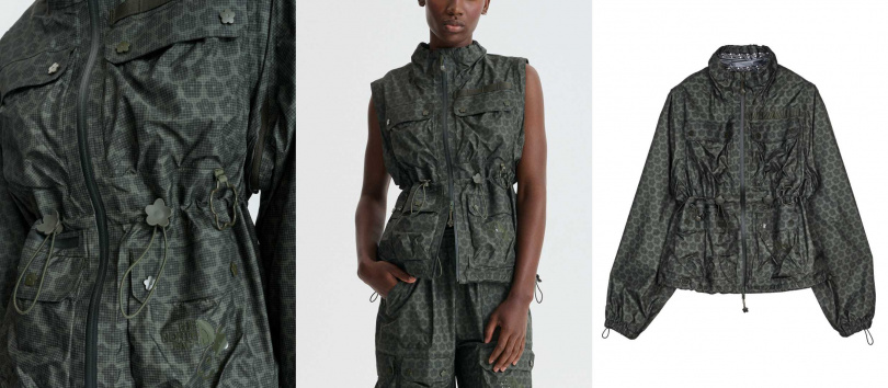 The North Face X Cecilie Bahnsen 聯名系列 Tenzin 可拆卸外套／31,380元（圖／品牌提供）