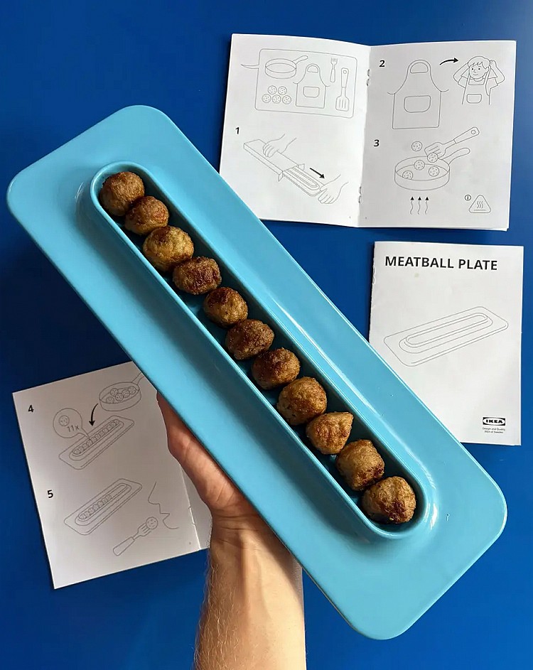 這回他攜手 IKEA，為瑞典肉丸誕生40週年打造「VINTERFINT 2025 上菜盤」，一件看似簡單卻充滿巧思的餐桌作品。