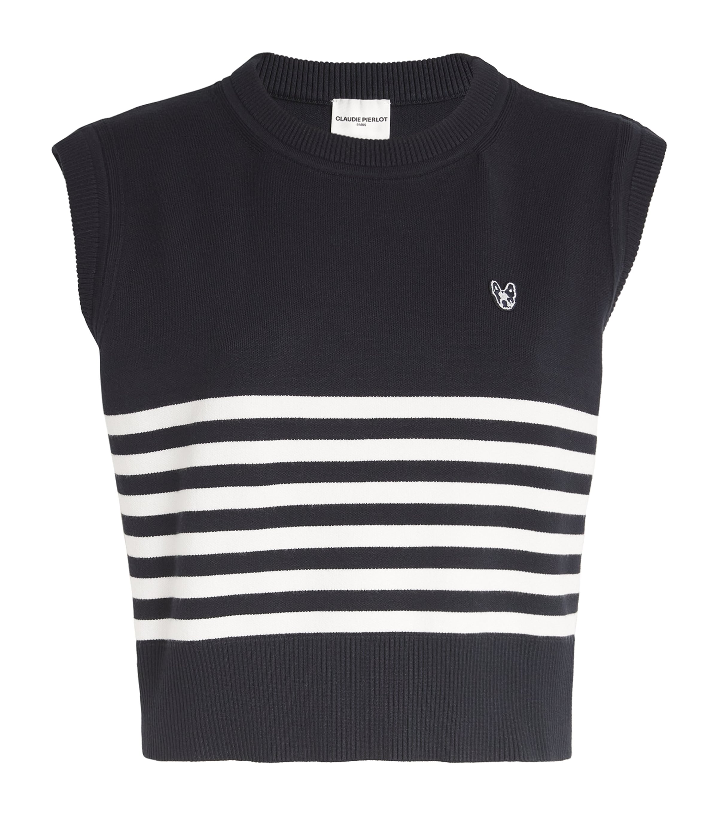 Claudie Pierlot Striped Toto Sweater Vest