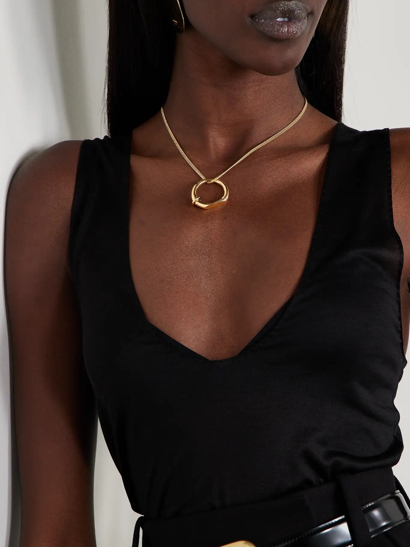JIL SANDER Gold-tone necklace