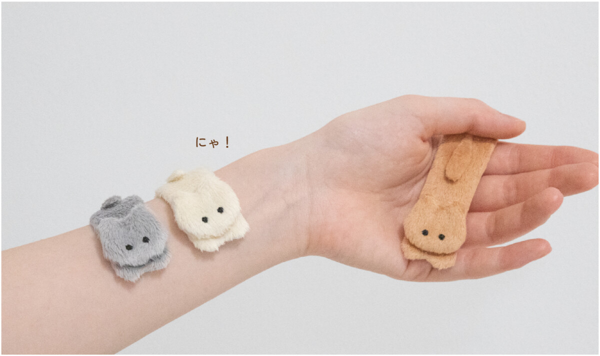 台灣開賣！日本爆紅貓貓OK繃「毛茸茸心靈絆創貼」開賣啦！