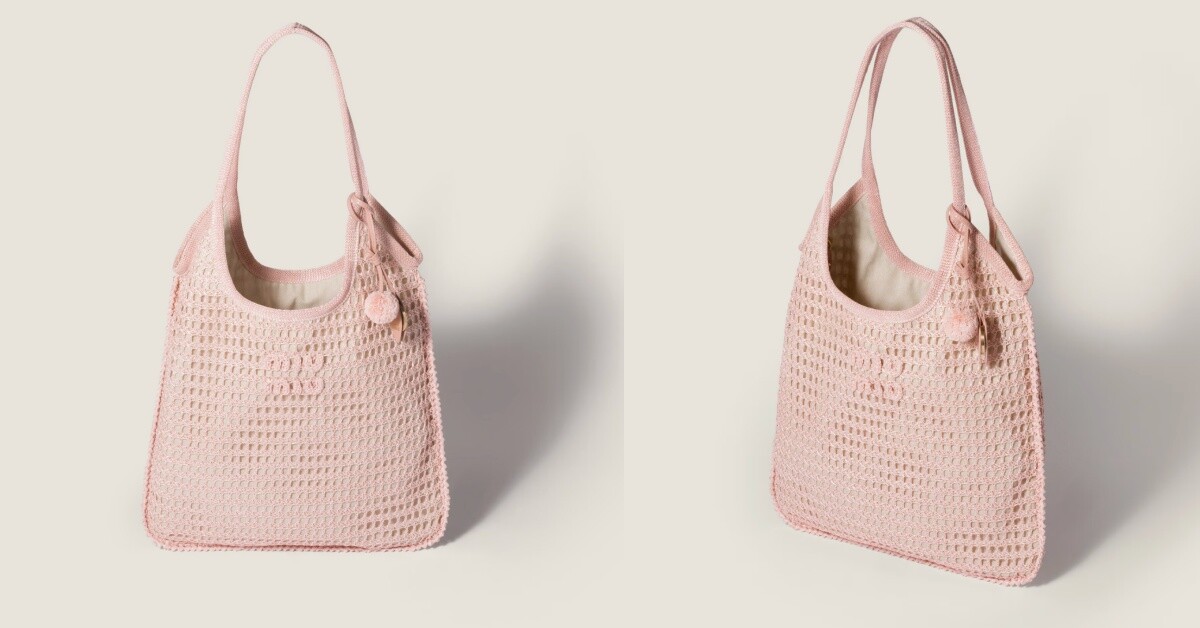 2026草編包推薦：Miu Miu 鉤織 Ivy Raffia 手袋，NT$72,000