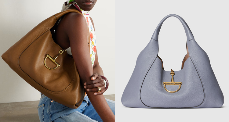 上班通勤族們，總是在找一咖「又能裝、又好搭」的包包嗎？那真的可以看看Gucci這款全新推出的「Softbit」單肩包！粒面皮革紋理低調又有質感，重點是那個放大版的金屬馬銜釦，一眼就有記憶點，但又不會太浮誇，搭配西裝、襯衫裙，甚至是牛仔褲都完全OK，真的超級百搭。不管是去辦公室、開會、週末跟朋友喝咖啡，背上它就足夠有型。