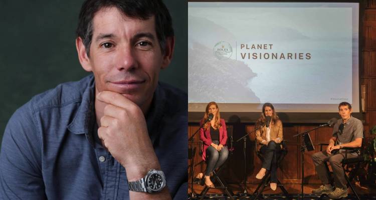 艾力克斯與勞力士之間的連結，遠不止於腕錶的選擇。他同時也是勞力士「保護地球．恒動不息」計畫的重要成員之一，並經常透過由品牌支持的Podcast節目《Planet Visionaries》，與世界各地致力於環境保育的先驅者對談，將探險精神延伸至對地球永續的實際行動。