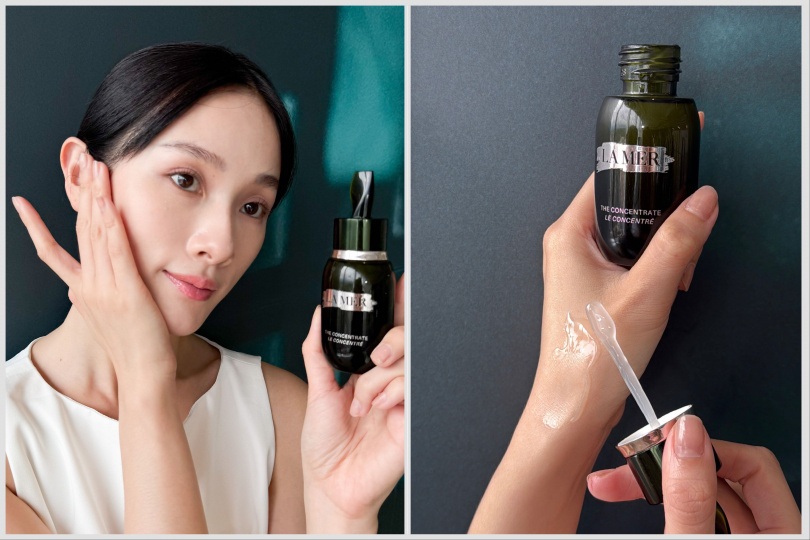 LA MER海洋拉娜濃萃肌能修復精華50ml／21,500元、30ml／15,500元。（圖／tingting攝）