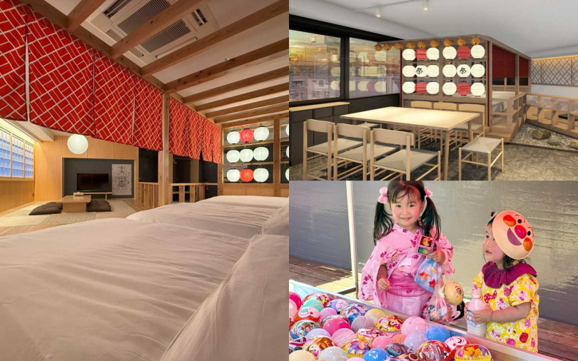2025年7月開業的祭典主題體驗型旅宿，入住即能感受日本祭典的熱鬧氣氛。（©OMATSURI BASE）