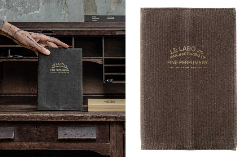 Le Labo蠟質帆布筆記本書衣／2,350元（圖／品牌提供）
