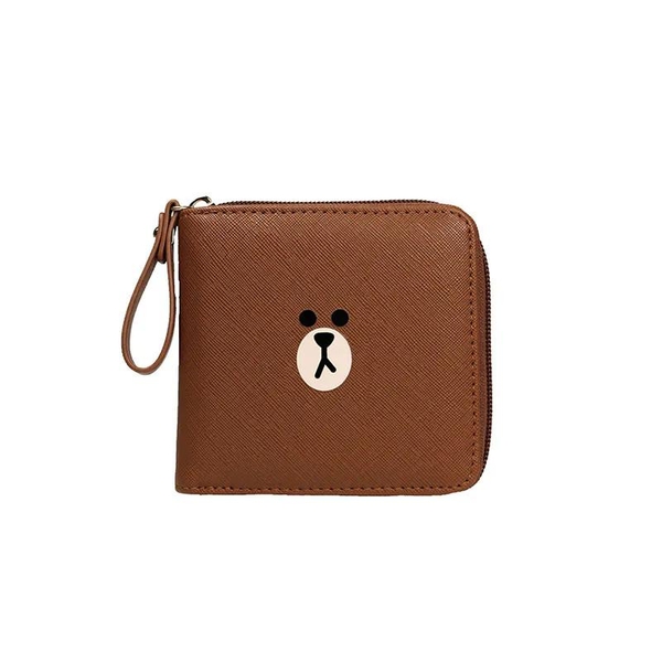 LINE FRIENDS 好友日常 短夾 - 熊大