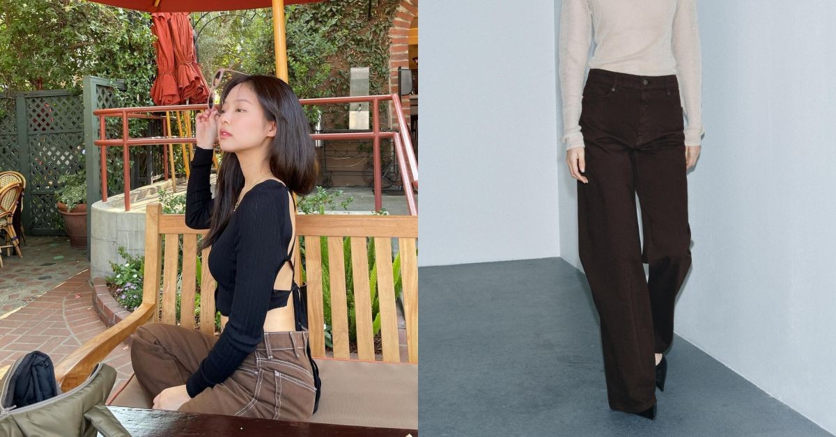 棕色牛仔褲穿搭升級！Jennie親自示範，6款平價推薦