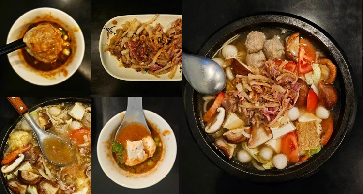 湯頭入喉，重頭戲終於要登場！看著鍋裡那些誘人的食材煮到完美熟度後，我迫不及待地動起筷子，一樣樣挾入口中、慢慢咀嚼。天啊～尤其是洋蔥炒羊肉，煮過後肉質更顯鮮甜、毫無羶味；至於手工丸子，更是讓我驚艷，紮實的肉汁在口中爆開，美味到根本停不下來！而最〜最靈魂的吃法，絕對是要沾上老闆特製的獨門醬料，再加上一點生辣椒。香氣與微辣感瞬間在舌尖交織，每一口吃下去的瞬間，都讓我忍不住在心底尖叫、默默鼓掌。