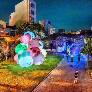 超Ｑ LINE FRIENDS minini 出沒鹿港小鎮！小鎮光影藝術節等你探索