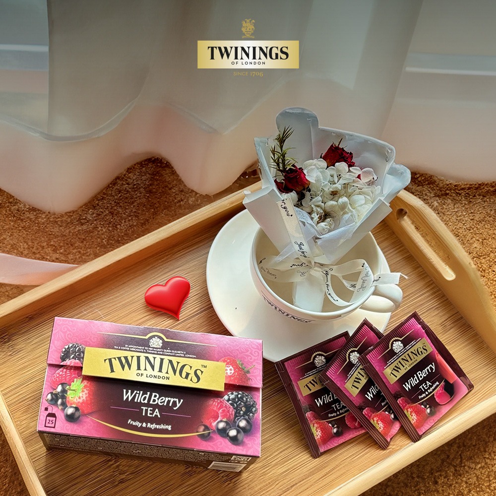 情人節快樂🧚【TWININGS唐寧茶】唐寧獨家花禮[經典系列茶包(2gx25入)+乾燥花束] 七夕快樂 七夕禮物 情人節