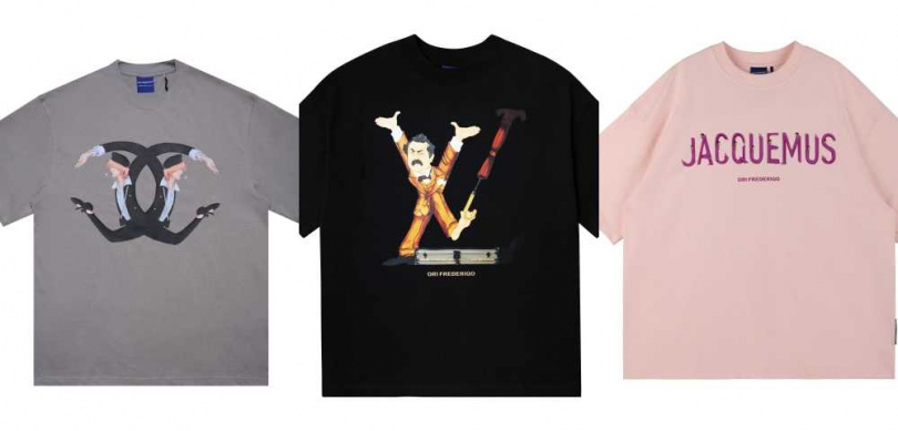 OF2023001GY經典翻玩T-Shirt／2,799元、OF2023007BK經典翻玩T-Shirt／2,969元、OFP24009PK經典翻玩T-Shirt／2,969元（圖／品牌提供）