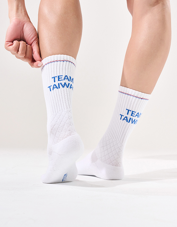 Team Taiwan 挺台灣襪(2.0)- 白