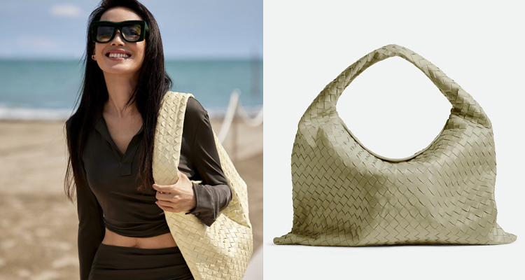 影后舒淇日前現身威尼斯影展時，身上肩揹的Bottega Veneta「Hop」大型托特包，不僅是品牌精湛工藝的代表，更將其獨特的奢華魅力展現得淋漓盡致。