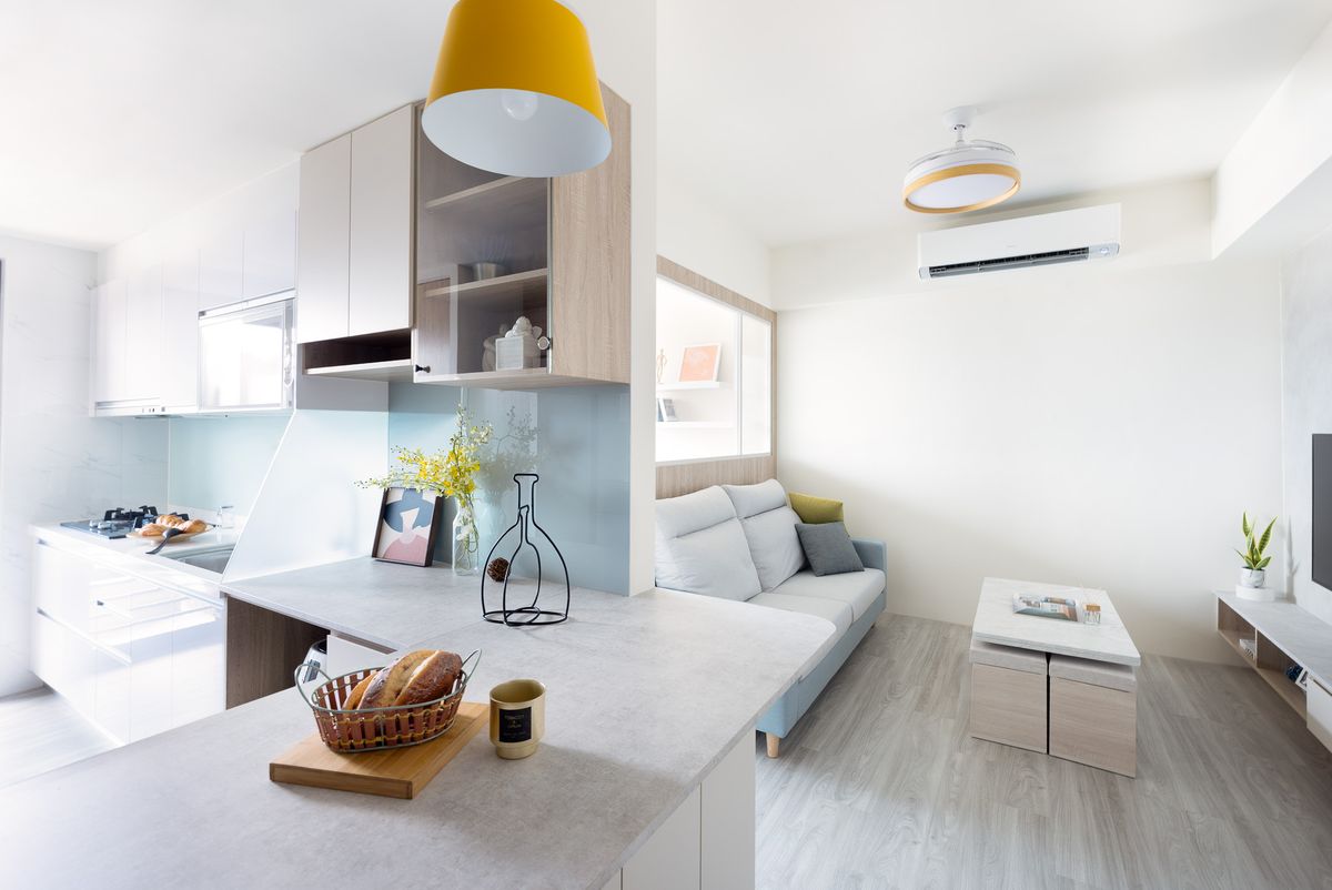 廚房；小坪數空間；小宅；住宅；室內設計